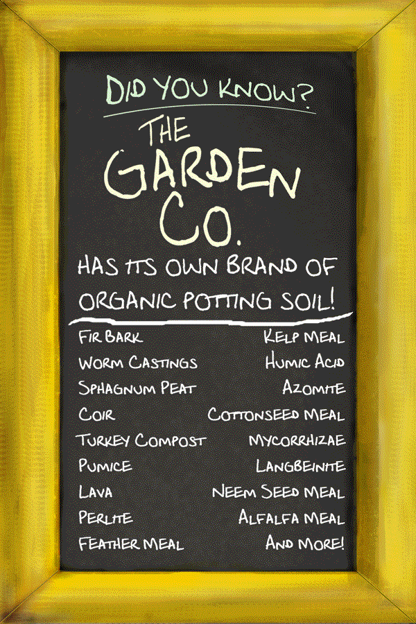 soil at The Garden Co Soil ingredients